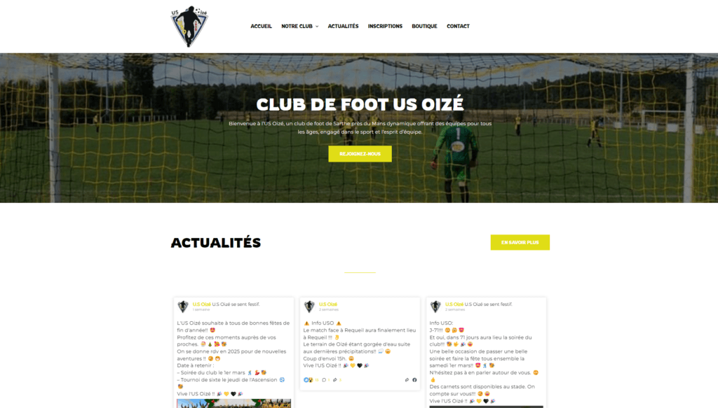club de foot us oize