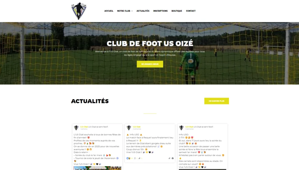 club de foot us oize