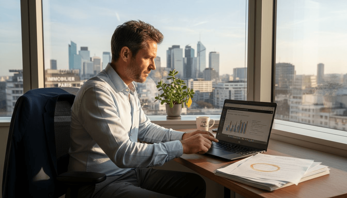 1771035299458image ITPascaud Un homme installé dans un bureau dangle planche sur le choix dun nom de domaine