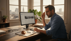 Un professionnel en pleine configuration dun CMS open source