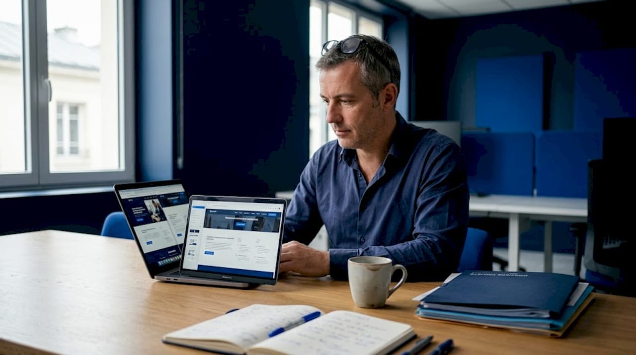 Le dirigeant dune PME passe en revue lexpérience utilisateur de son site internet afin didentifier les axes damélioration