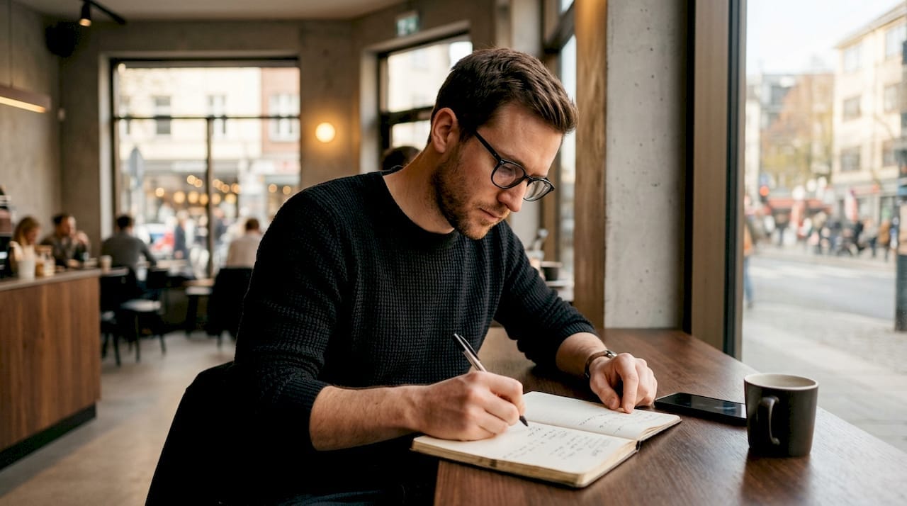 Un développeur se penche sur l’optimisation de sites web dans un bureau contemporain.