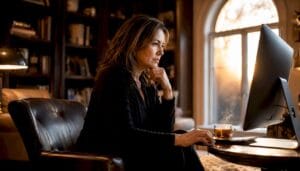 Spécialiste du digital évoluant au sein dun environnement de travail contemporain